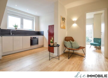 Neubau: Voll möbliertes und hochwertig ausgestattetes 2-Zimmer-Apartment zu vermieten, 51429 Bergisch Gladbach, Dachgeschosswohnung